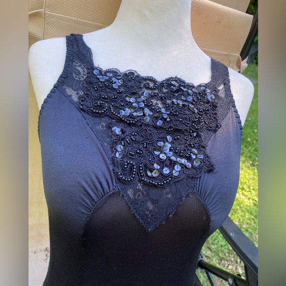 Vintage Sequined Bodysuit - Picture 3 of 6